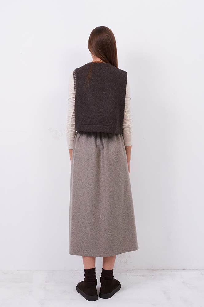 Спідниця бохо вовна мікс (С 90)